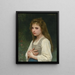 Jeanne - William Bouguereau — cuadro enmarcado en la pared