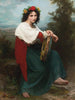 L'Italienne au tambour de basque - William Bouguereau — vista de la obra