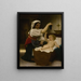 La uva - William Bouguereau — cuadro enmarcado en la pared