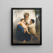 El sueño - William Bouguereau — cuadro enmarcado en la pared