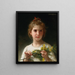 Mimosa - William Bouguereau — cuadro enmarcado en la pared