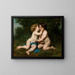 Peace - William Bouguereau — framed artwork on a wall
