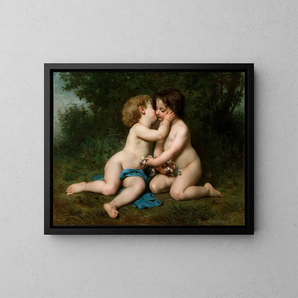 Paz - William Bouguereau — cuadro enmarcado en la pared