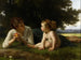 Temptation - William Bouguereau — artwork view