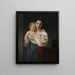 La Hermana Mayor - William Bouguereau — cuadro enmarcado en la pared