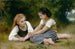 Las recolectoras de nueces - William Bouguereau — vista de la obra