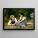 Las recolectoras de nueces - William Bouguereau — cuadro enmarcado en la pared