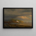 Cerca del cabo St Johns Costa de Labrador - William Bradford — cuadro enmarcado en la pared