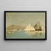 Greenland Offshore Whale Hunt, William Bradford — framed artwork on a wall