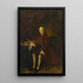 retrato de William Pitt 1er Conde de Chatham - William Bright Morris — cuadro enmarcado en la pared