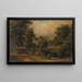 Un paisaje - William Brocas — cuadro enmarcado en la pared