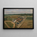 Tiptree Hall y granja, Essex - William Brown — cuadro enmarcado en la pared