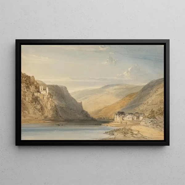 William Callow - The Rhine at Assmannshausen.webp