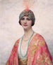 Una belleza en traje oriental - William Clarke Wontner — vista de la obra