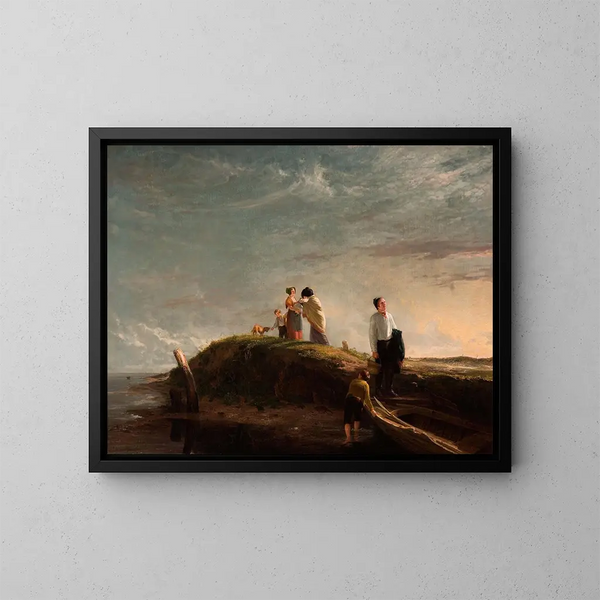La partida reticente - William Collins — cuadro enmarcado en la pared