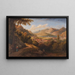 View of Como and Lake Como - William Cowen — framed artwork on a wall