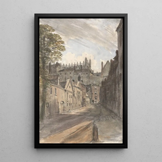 William Crotch - St Georges Chapel and The Castle Wall From Bier Lane July 18 1832 1 pm.webp