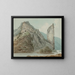 Rocher d'Ilam, Dovedale - William Day — cuadro enmarcado en la pared