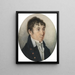 Charles Brockden Brown - William Dunlap — cuadro enmarcado en la pared
