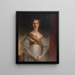 Catherine Sarah Brown la prima de los artistas - William Dyce — cuadro enmarcado en la pared
