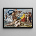 Neptune ceding the empire of the sea to Britannia - William Dyce — framed artwork on a wall