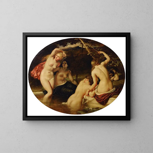 Florinda - William Edward Frost — framed artwork on a wall