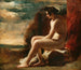 Nude sitting in a landscape - William Etty — artwork view