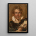 Self-portrait Painting - William Etty — framed artwork on a wall