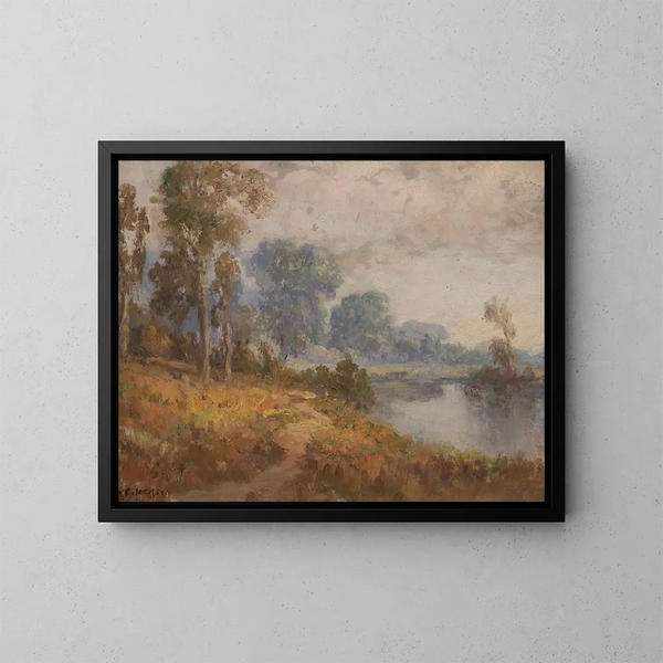 Río Sacramento - William Franklin Jackson — cuadro enmarcado en la pared