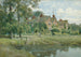 Old houses near Cambridge - William Fraser Garden — artwork view