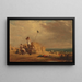 Repos de midi pendant la moisson - William Frederick Witherington — cuadro enmarcado en la pared
