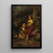 Les jeunes pique-niqueurs - William Frederick Witherington — framed artwork on a wall