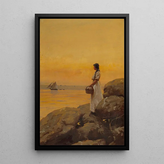 William Gilbert Gaul - Gazing Out to Sea.webp