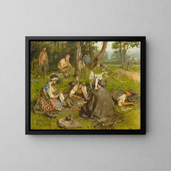 Towards the End - William Gilbert Gaul — framed artwork on a wall