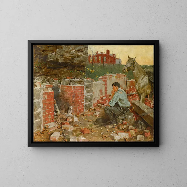 Return Home - William Gilbert Gaul — framed artwork on a wall