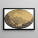 Landscape with Fisherman - William Gilpin — framed artwork on a wall
