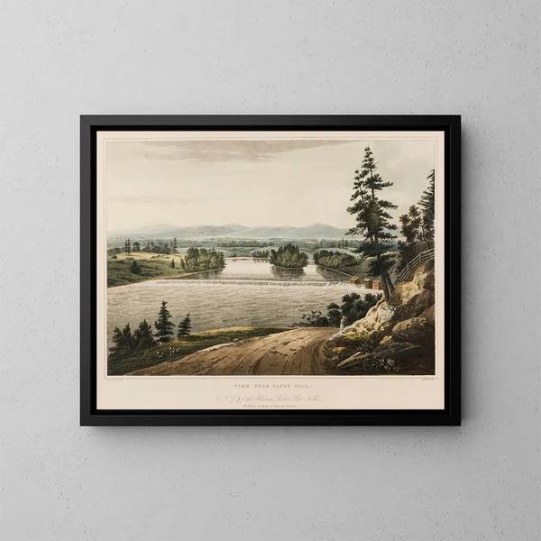 Vista cerca de Sandy Hill - William Guy Wall — cuadro enmarcado en la pared