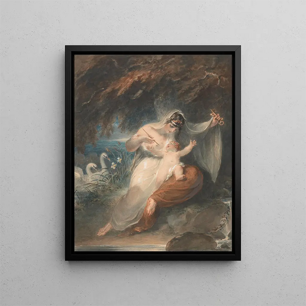 William Hamilton - Nature unveils herself to the infant Shakespeare Thomas Gray The Progress of Poesy III1.webp