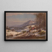 Coupe de Bois en Hiver - William Harring — cuadro enmarcado en la pared