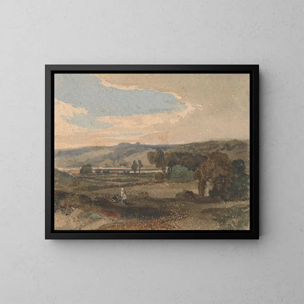 Paisaje galés - William Havell — cuadro enmarcado en la pared