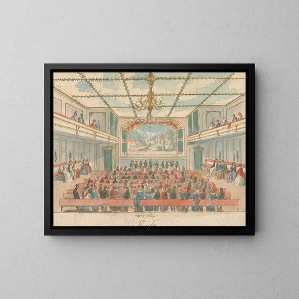 Theatre - William Henry Brooke — framed artwork on a wall
