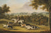 Los galgos favoritos del coronel Newport Charlett en Hanley Court, Worcestershire - William Henry Davis — vista de la obra