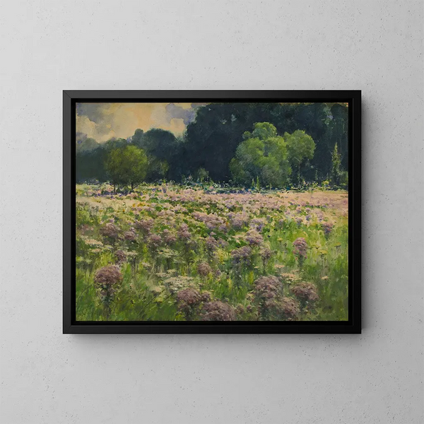 Campo de margaritas de oro - William Henry Holmes — cuadro enmarcado en la pared
