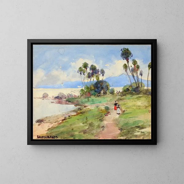 En Jamaica - William Henry Holmes — cuadro enmarcado en la pared
