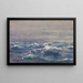 the steamship Bremen off Nova Scotia 1880 - William Henry Holmes — framed artwork on a wall