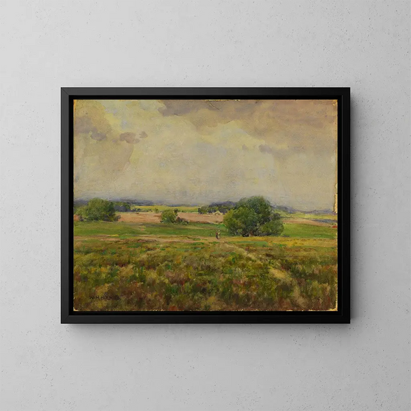 Sobre los campos de Maryland - William Henry Holmes — cuadro enmarcado en la pared