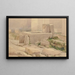 Fontaine pompéienne et abreuvoir - William Henry Holmes — framed artwork on a wall