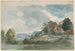 Cottages dans un paysage étendu - William Henry Hunt — vista de la obra