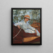 A Summer Row - William Henry Margetson — framed artwork on a wall