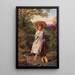 Pensées lointaines - William Henry Midwood — framed artwork on a wall